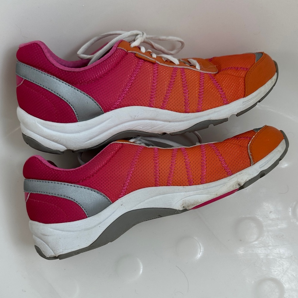 Vionic Women's Vibrant Orange and Pink Sneakers - Picture 5 of 5